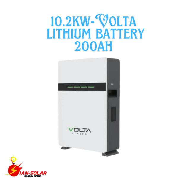 10.2kW Volta – Battery Lithium-Ion 48V-200Ah – Stage 3